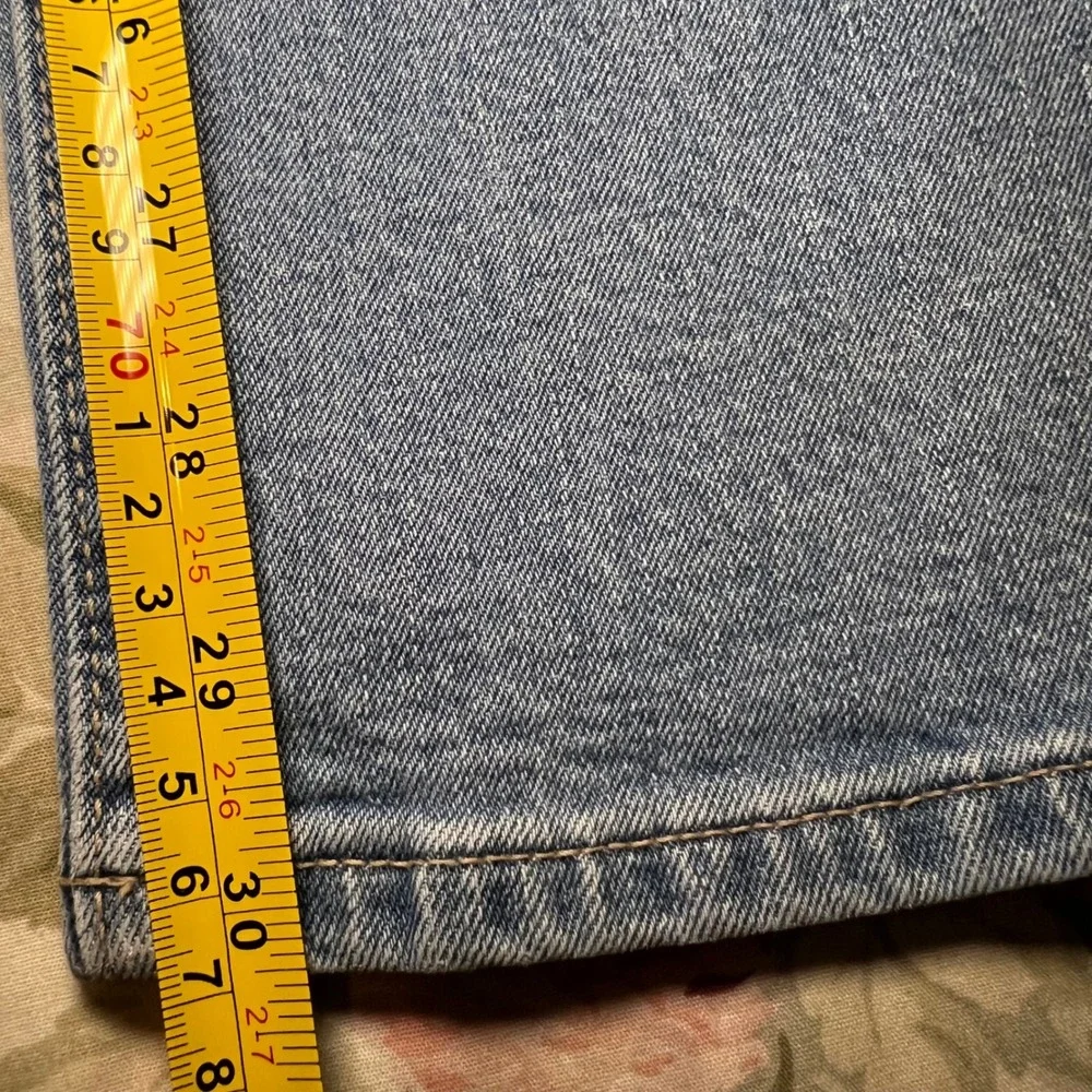 J.Crew Flex Slim Fit Jeans Mens 36x30 Light Wash Blue Denim Stretch Casual